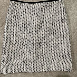 Vince camuto tweed Elegant Black and White Skirt